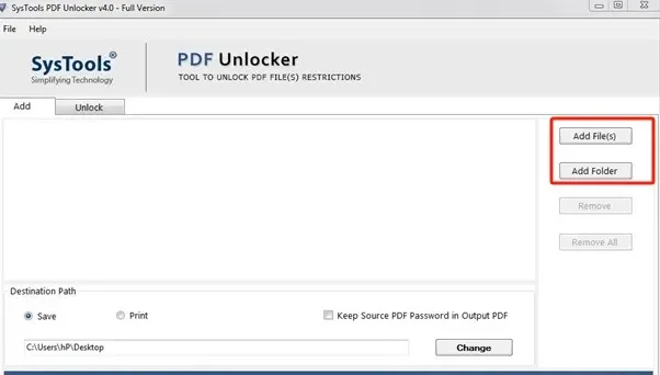 PDF 文件解密利器：SysTools PDF Unlocker
