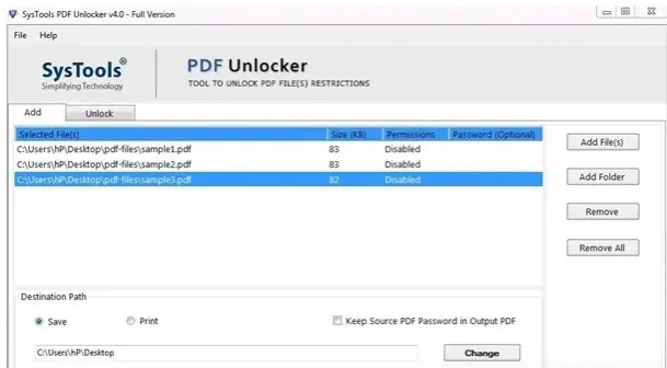 PDF 文件解密利器：SysTools PDF Unlocker